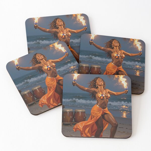 Item preview, Flame Dancer Bikini Beach designed and sold by CathryneDelamort.