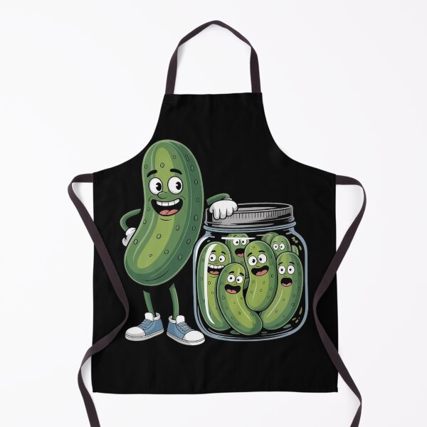 Item preview, Pickle Surprise A Cucumber And A Jar Of Pickles designed and sold by FluoroWave.