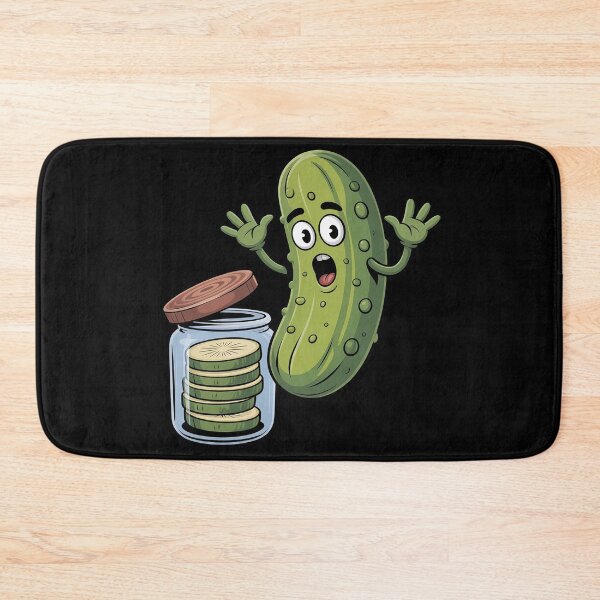 Item preview, Pickle Surprise A Cucumber and A Jar of Sliced Pickles designed and sold by FluoroWave.