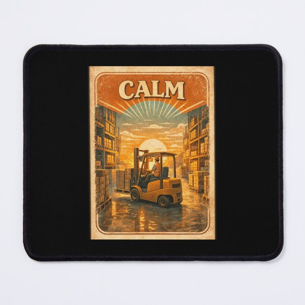 Item preview, Stay Calm – Forklift at Work designed and sold by RetroNibylander.