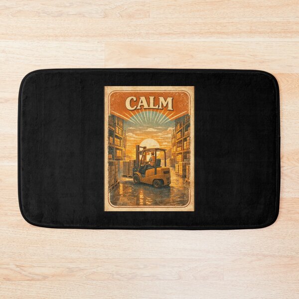Item preview, Stay Calm – Forklift at Work designed and sold by RetroNibylander.