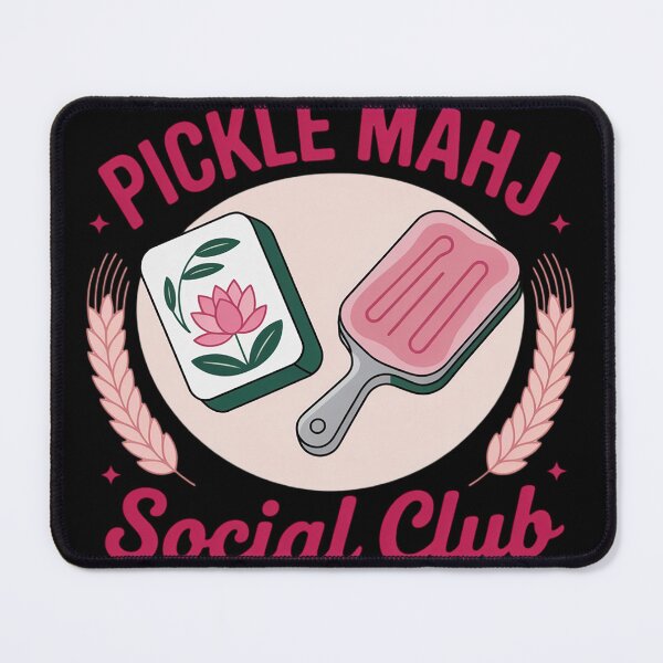 Item preview, Pickleball & Mahjong Lover Pickle Mahj Social Club Premium designed and sold by FluoroWave.