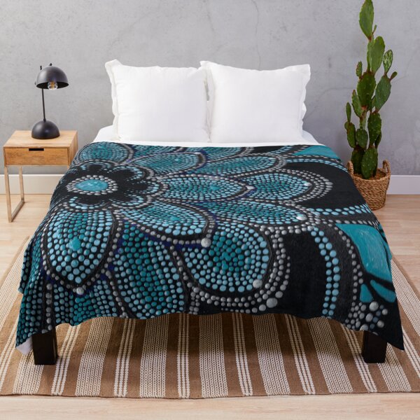 Item preview, Blue Teal and silver Mandala  designed and sold by ElexisND.