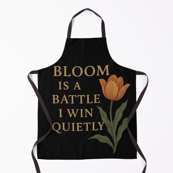 Item preview, Bloom Is a Battle I Win Quietly – Soft Strength Floral designed and sold by Mouraludia.