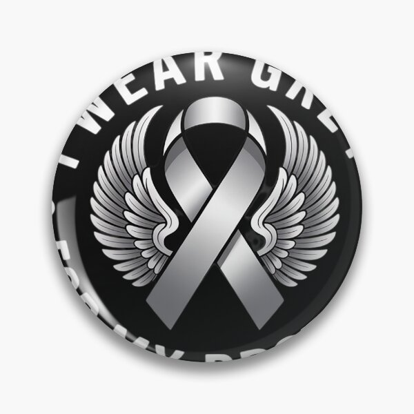 Item preview, I Wear Grey For My Brother GBM Glioblastoma Awareness designed and sold by lamsaoniutoi.