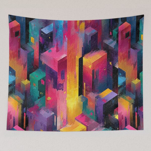 Item preview, Chaotic Maximalist Explosion – Bold Clashing Colors designed and sold by ChinzorigBAY.