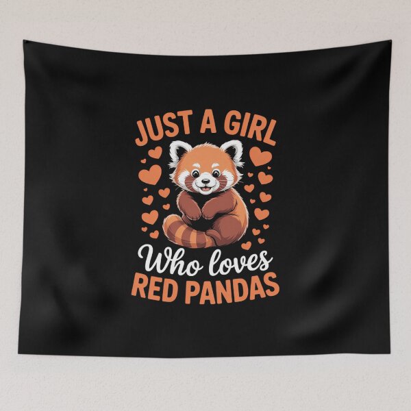 Item preview, Just A Girl Who Loves Red Pandas Red Panda designed and sold by FaithAbbott.