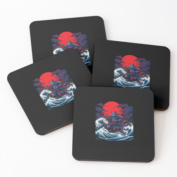 Item preview, Power Wave Cat Japanese Art designed and sold by yaginoie.