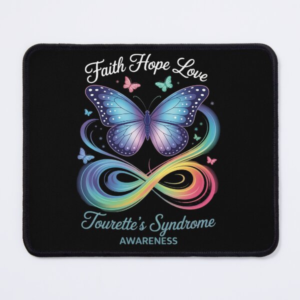 Item preview, Butterfly Faith Hope Love Tourette's Syndrome Awareness designed and sold by Moxizz.