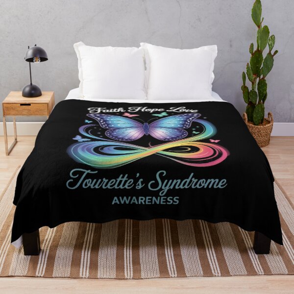 Item preview, Butterfly Faith Hope Love Tourette's Syndrome Awareness designed and sold by Moxizz.