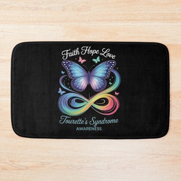 Item preview, Butterfly Faith Hope Love Tourette's Syndrome Awareness designed and sold by Moxizz.