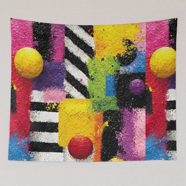 Item preview, Chaotic Maximalist Explosion – Bold Clashing Colors designed and sold by ChinzorigBAY.