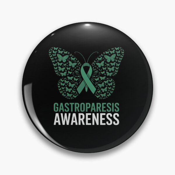 Item preview, Butterfly Gastroparesis Awareness Month Green Ribbon Support designed and sold by Moxizz.
