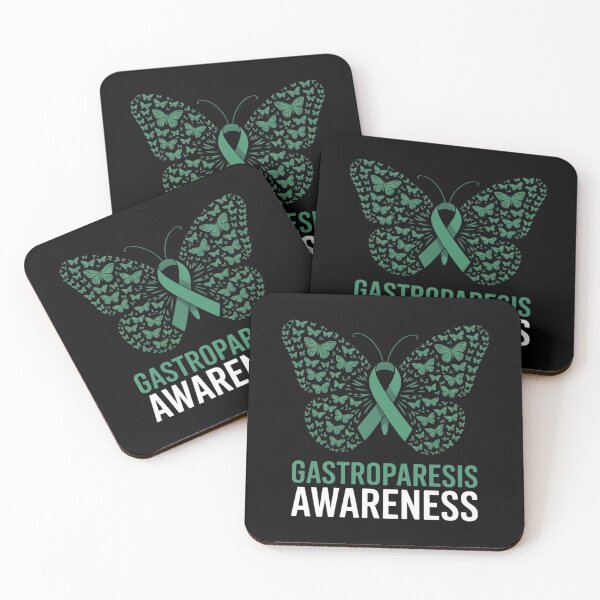 Item preview, Butterfly Gastroparesis Awareness Month Green Ribbon Support designed and sold by Moxizz.
