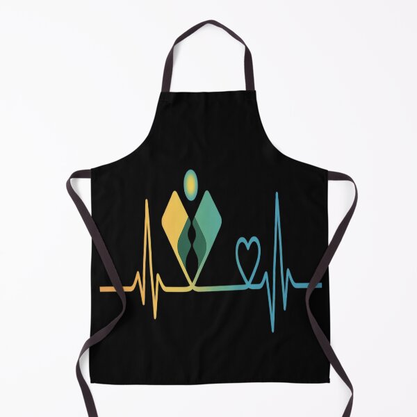 Item preview, Pickleball Paddle Heartbeat Vintage Colors designed and sold by FluoroWave.