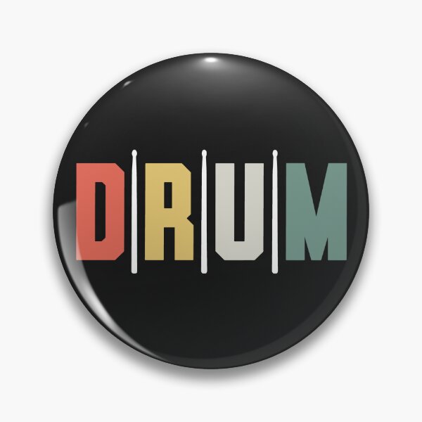 Item preview, Drum – Minimal Design for Drummers and Music Lovers designed and sold by BassRooted.