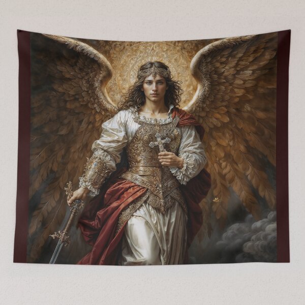 Item preview, The Eternal Protector Archangel Michael designed and sold by AliceWhiteDF.