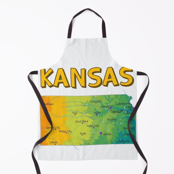 Item preview, Kansas State Topographic Map Art designed and sold by mashmosh.