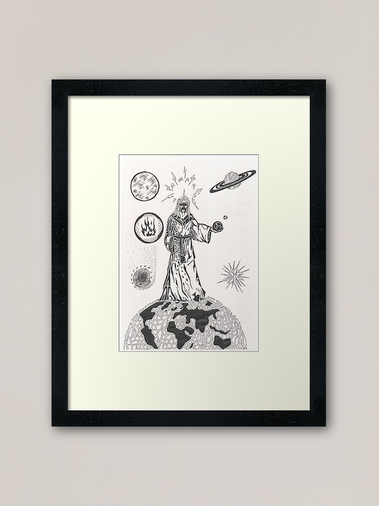 Thumbnail 1 of 7, Framed Art Print, untitled designed and sold by Anthropolog.
