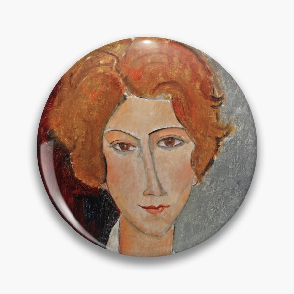 Item preview, Portrait De Femme by Amedeo Modigliani: Modernist Fine Art Print designed and sold by artofuniverse.