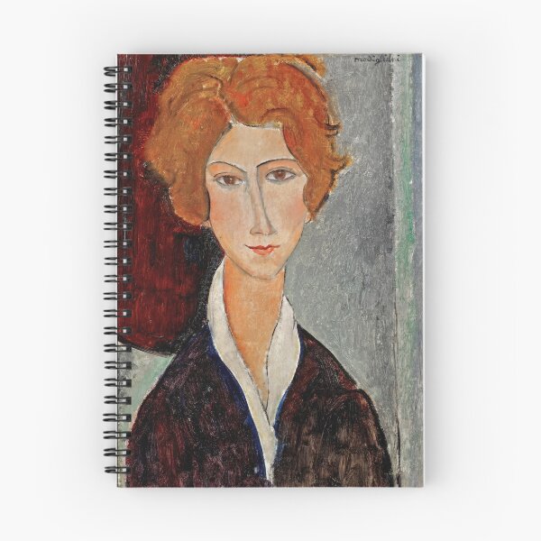 Item preview, Portrait De Femme by Amedeo Modigliani: Modernist Fine Art Print designed and sold by artofuniverse.
