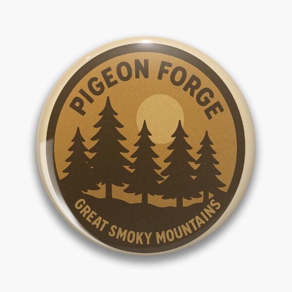 Item preview, Pigeon Forge Vintage Forest T-Shirt | Retro Smoky Mountains Nature Art | Tennessee Travel Design designed and sold by Globalcitytees.