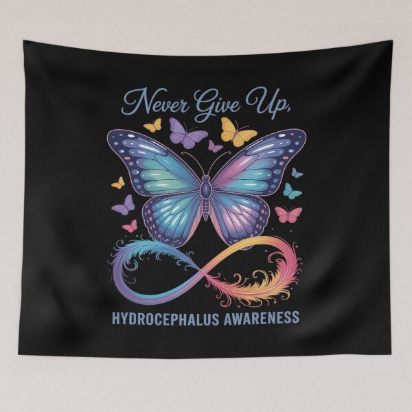 Item preview, Butterfly Hydrocephalus Awareness designed and sold by Moxizz.