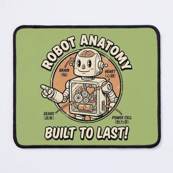 Item preview, Blueprint of a Tin Heart: The Robot Anatomy designed and sold by AwesomeBeyondLimits.