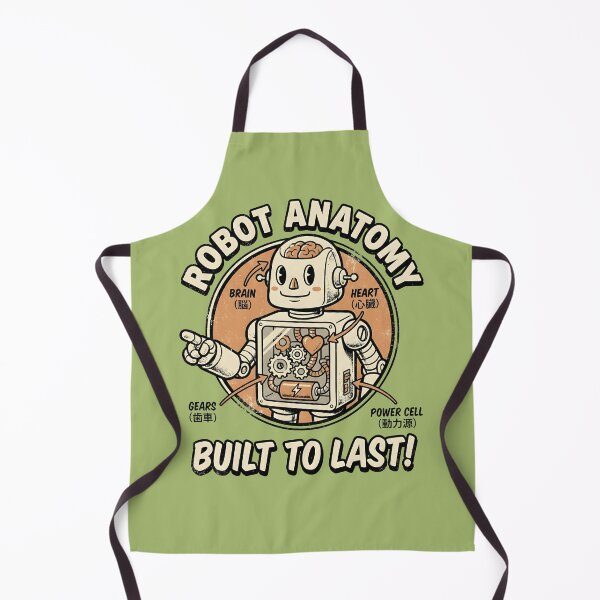 Item preview, Blueprint of a Tin Heart: The Robot Anatomy designed and sold by AwesomeBeyondLimits.