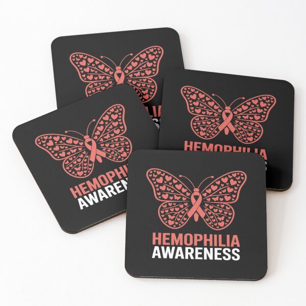 Item preview, Butterfly Hemophilia Awareness Month Red Ribbon Support designed and sold by Moxizz.