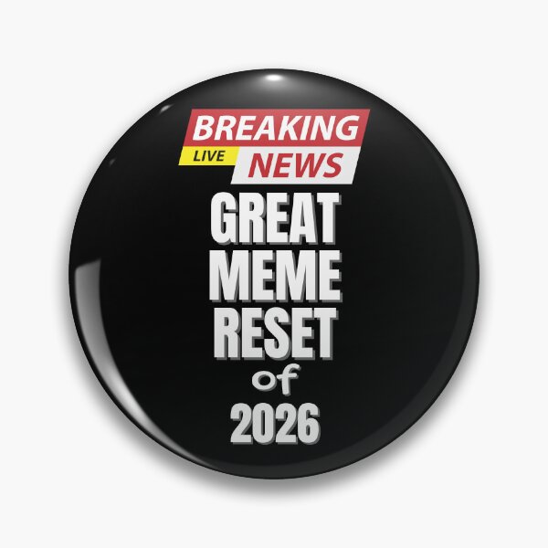 Item preview, Breaking News Great Meme Reset 2026 designed and sold by EwaVerse.