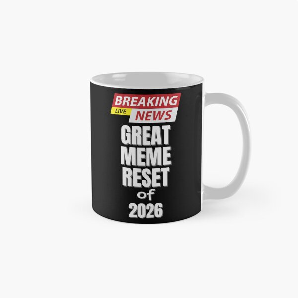 Item preview, Breaking News Great Meme Reset 2026 designed and sold by EwaVerse.