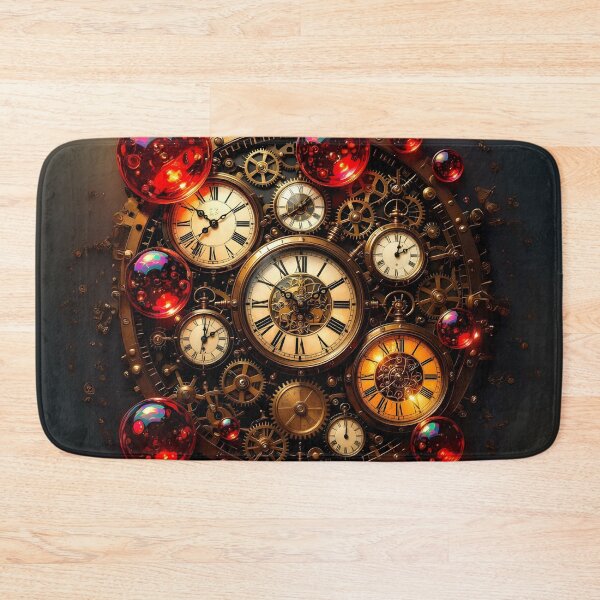 Item preview, Steampunk Red Bubbles With Intricate Clockwork designed and sold by Marcu Ioachim.