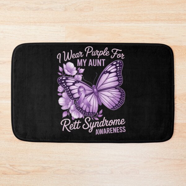 Item preview, Butterfly I Wear Purple For My Aunt Rett Syndrome Awareness designed and sold by Moxizz.