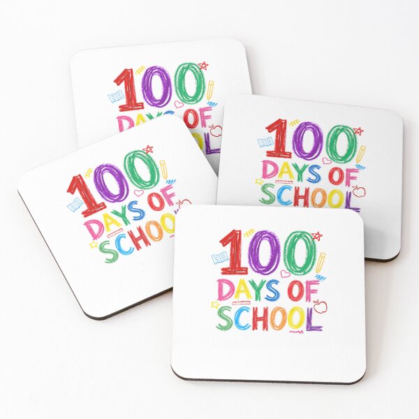 Item preview, Colorful 100 Days of School designed and sold by Lipinalekseialy.