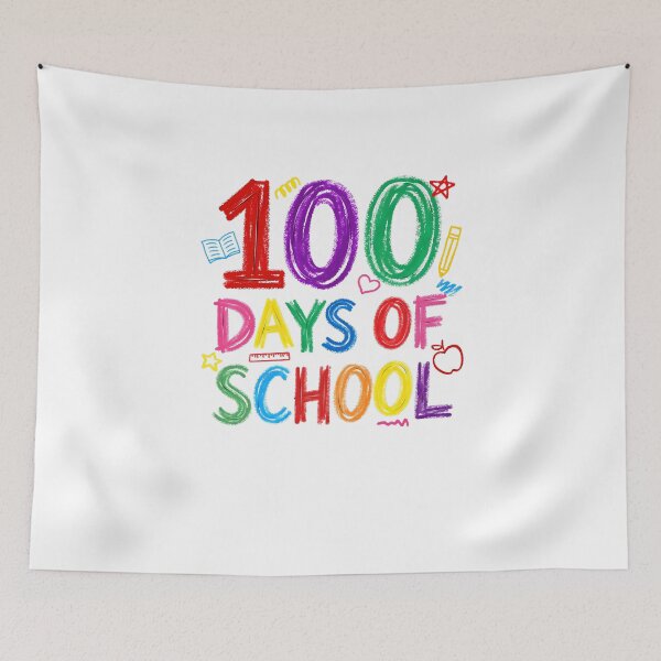 Item preview, Colorful 100 Days of School designed and sold by Lipinalekseialy.