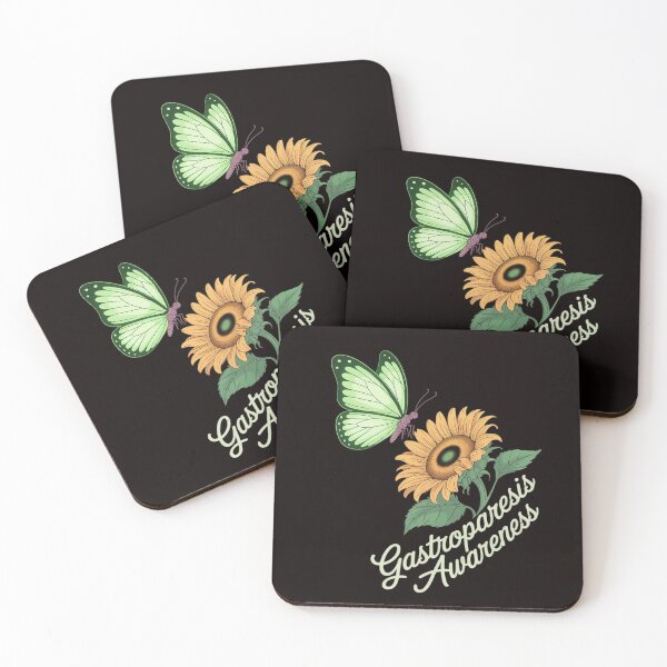 Item preview, Butterfly Sunflower Gastroparesis Awareness designed and sold by Moxizz.