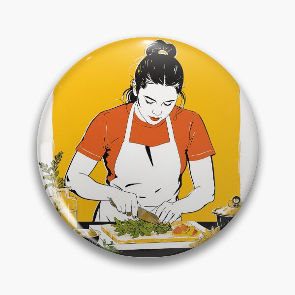Item preview, The Art of Cooking: Modern Chef Illustration designed and sold by Banal25.