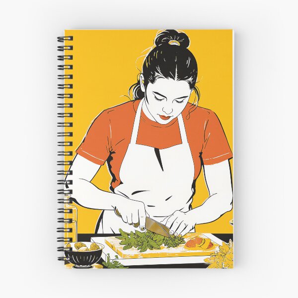 Item preview, The Art of Cooking: Modern Chef Illustration designed and sold by Banal25.