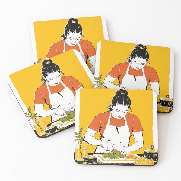 Item preview, The Art of Cooking: Modern Chef Illustration designed and sold by Banal25.