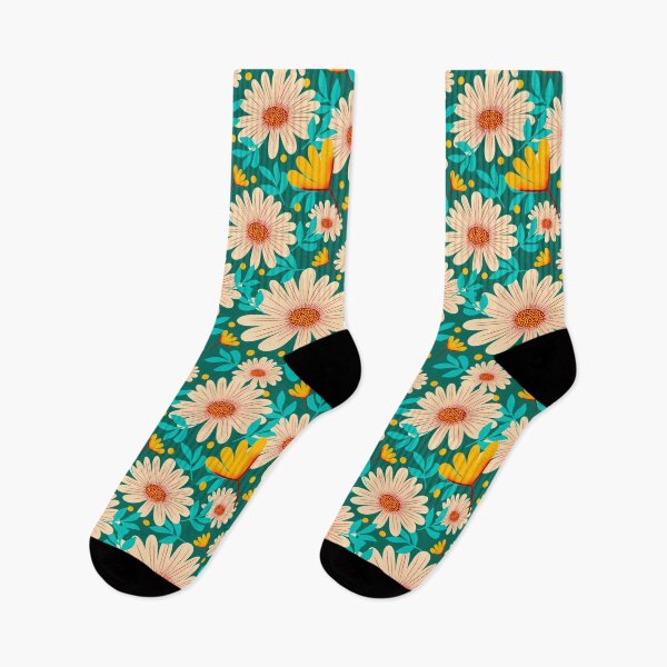Item preview, Chamomile blooms botanical bliss pattern design designed and sold by Clara Fruggeri.