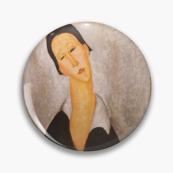 Item preview, Portrait of a Polish Woman by Amedeo Modigliani: Modernist École de Paris Print designed and sold by artofuniverse.