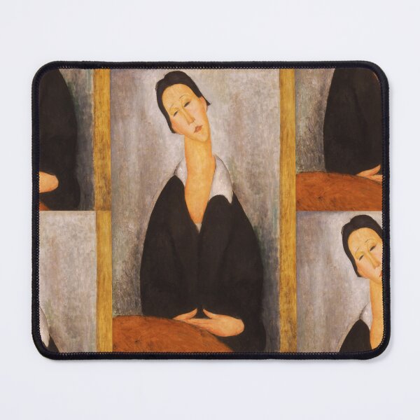Item preview, Portrait of a Polish Woman by Amedeo Modigliani: Modernist École de Paris Print designed and sold by artofuniverse.