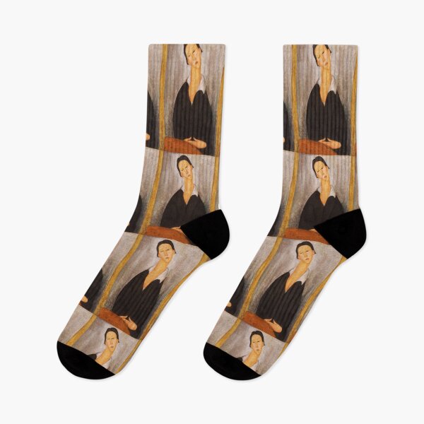 Item preview, Portrait of a Polish Woman by Amedeo Modigliani: Modernist École de Paris Print designed and sold by artofuniverse.