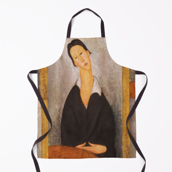 Item preview, Portrait of a Polish Woman by Amedeo Modigliani: Modernist École de Paris Print designed and sold by artofuniverse.
