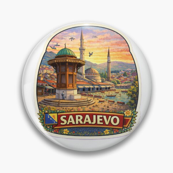 Item preview, Sarajevo designed and sold by ChicClicker.