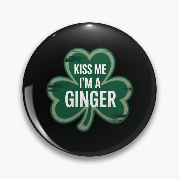 Item preview, Kiss Me I'm A Ginger Shamrock Cute St. Patricks Day designed and sold by FaithAbbott.
