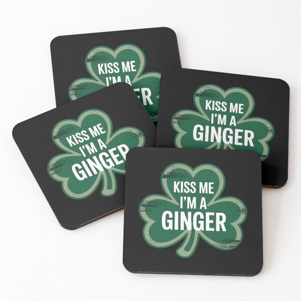 Item preview, Kiss Me I'm A Ginger Shamrock Cute St. Patricks Day designed and sold by FaithAbbott.