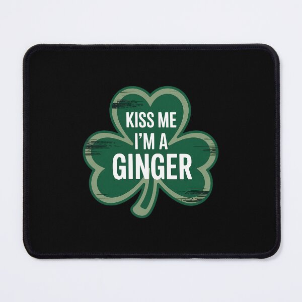 Item preview, Kiss Me I'm A Ginger Shamrock Cute St. Patricks Day designed and sold by FaithAbbott.