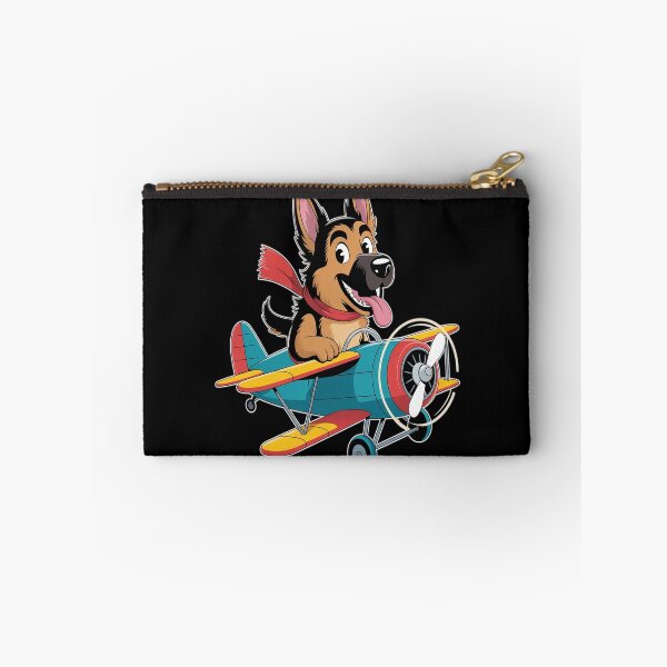 Item preview, Pilot German Sheperd Dog Flying Airplane designed and sold by FluoroWave.